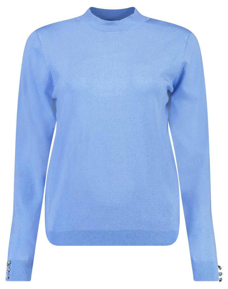 Load image into Gallery viewer, Bloomings Crew neck pullover  SLK76-8224 641U Blue
