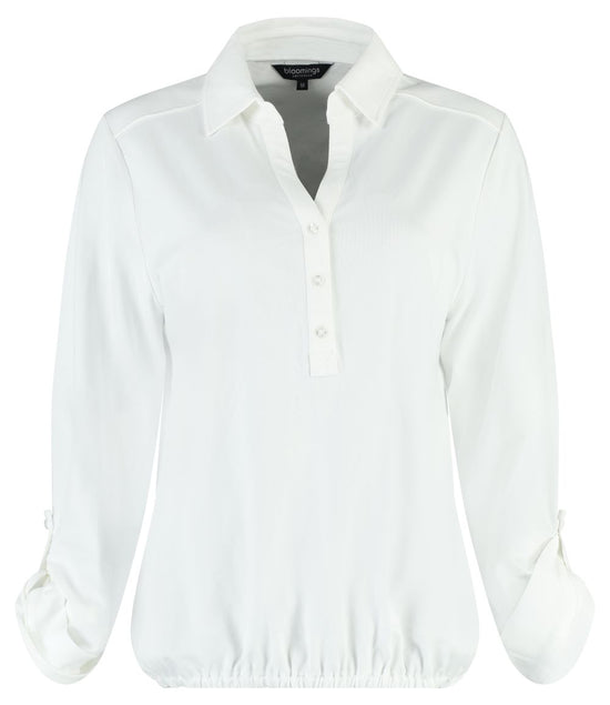 Bloomings Jersey blouse SLT275-8353 010U White
