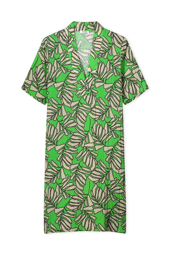 Kyra Dress Print Mare 300 Classic Green