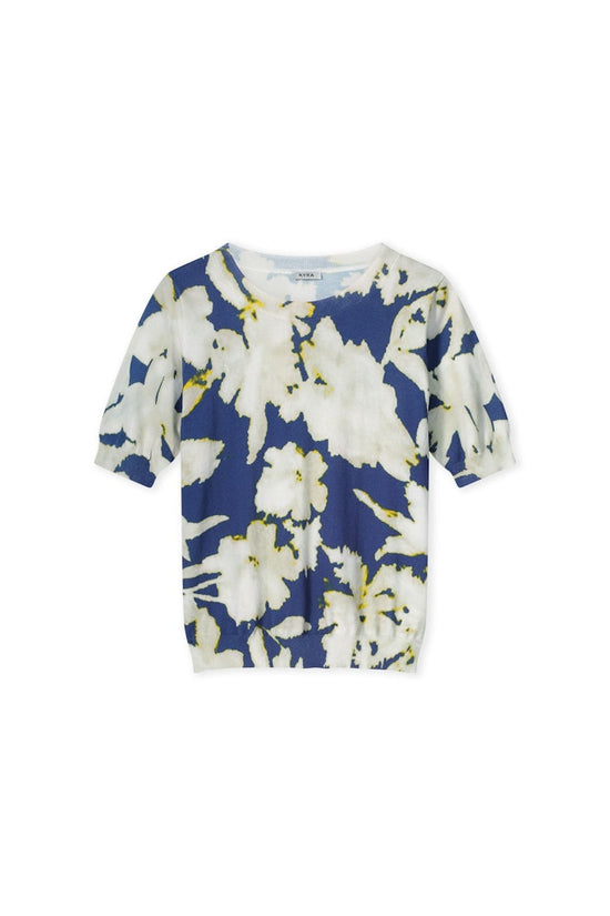 Kyra Pullover Flower Gwen 432 Indigo Blue