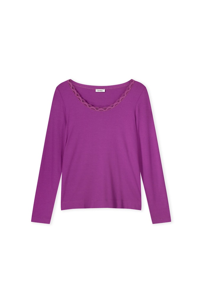 Kyra Round neck lace Manou Orchid