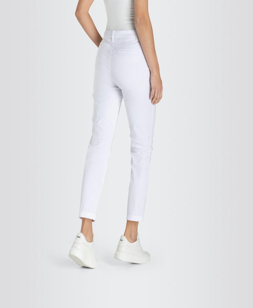 Mac Chino Turn up 3075-0434L 010 White