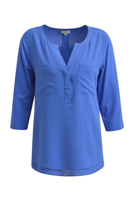 Milano Jersey blouse 31-7401-8597 649 Denim