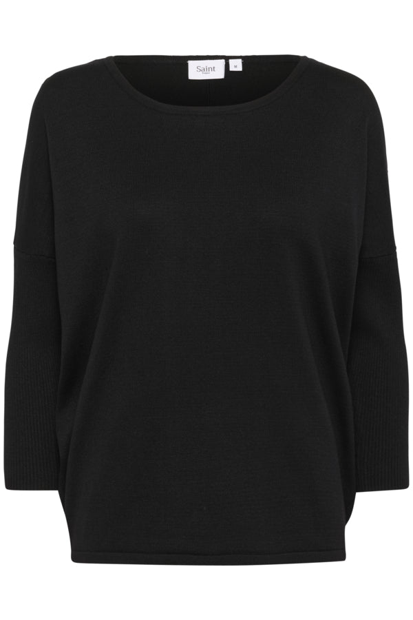 Saint Tropéz Mila round neck 30500003 0001 Black