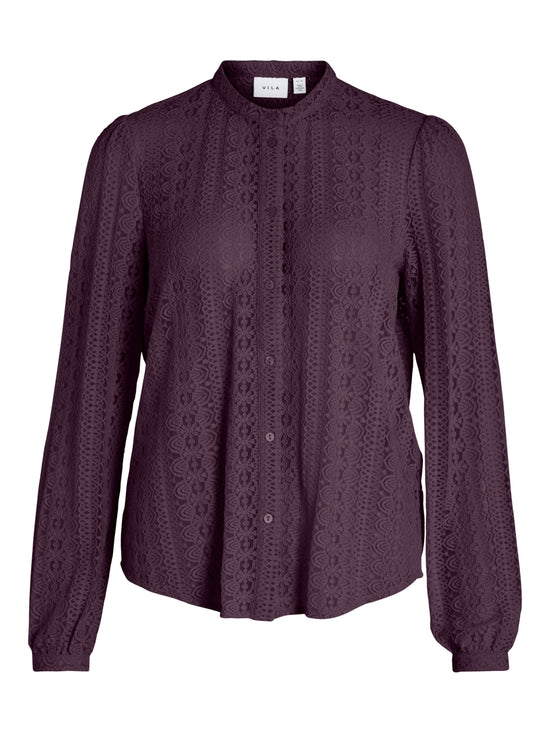 Vila Vichikka lace 14082977 Plum