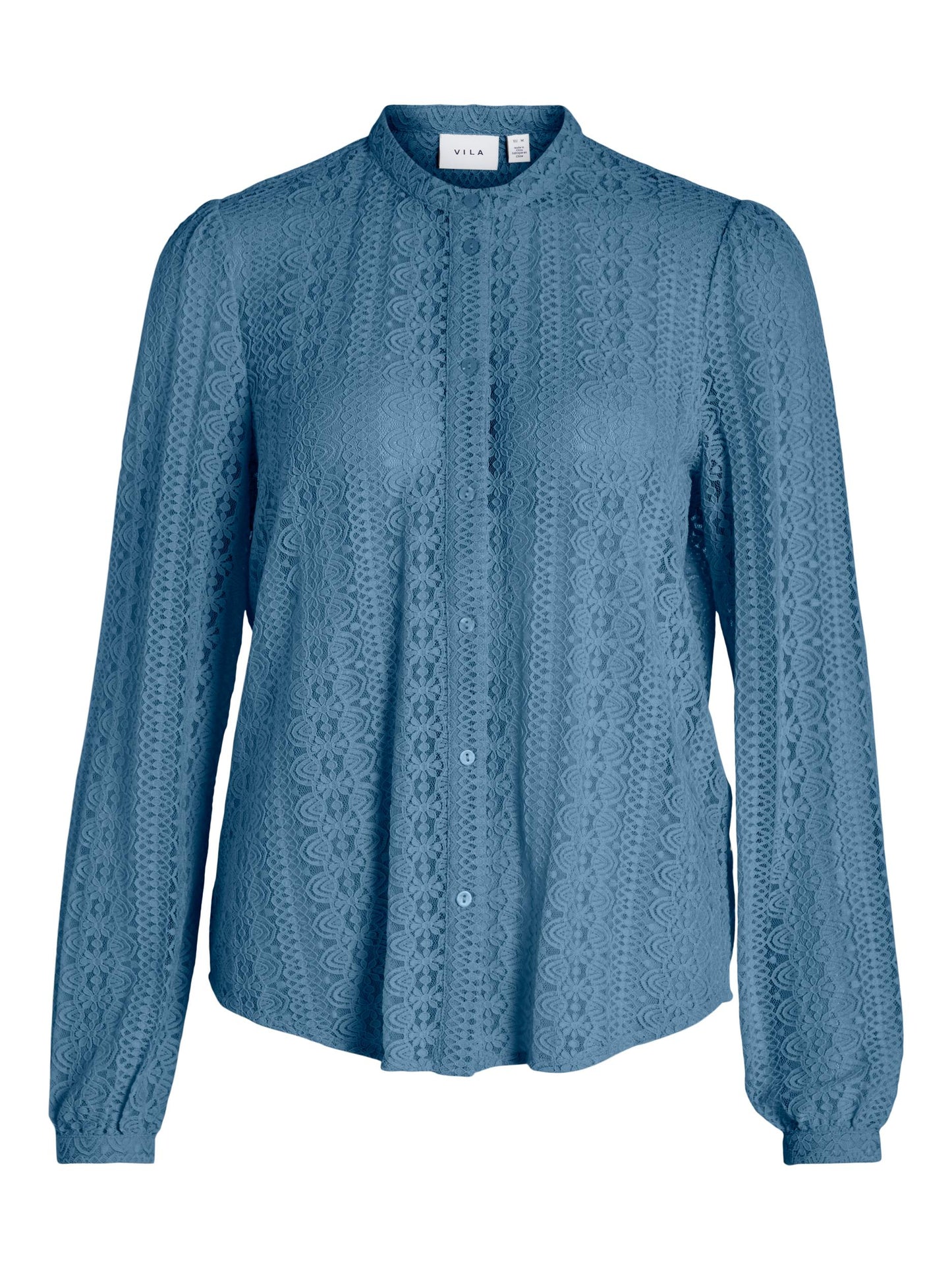 Vila Vichikka lace shirt 14082977 Coronet Blue