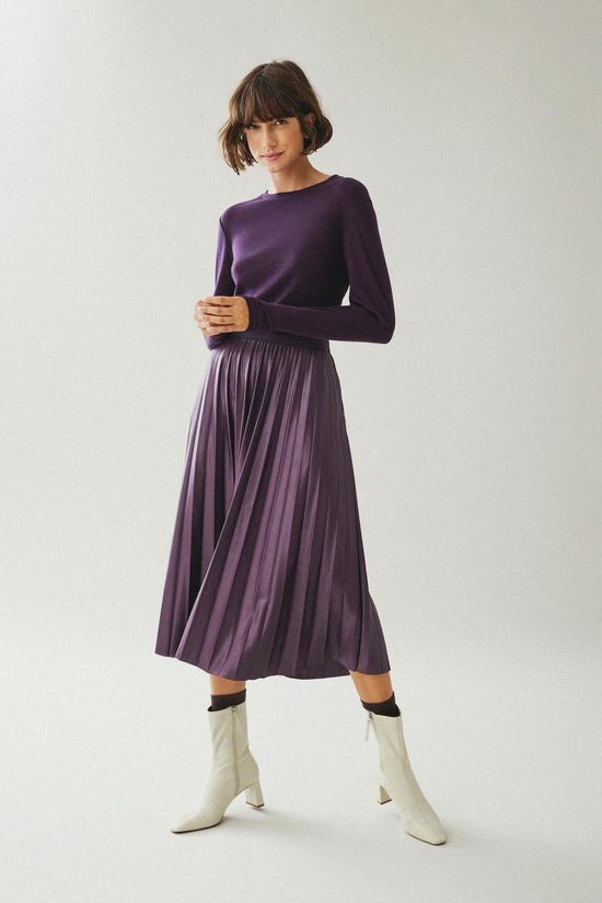 Vila Vinitban skirt 14063241 Plum