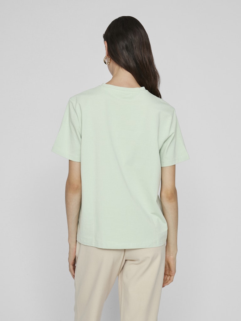 Vila Vinora s/s shirt 14103448 Silt Green