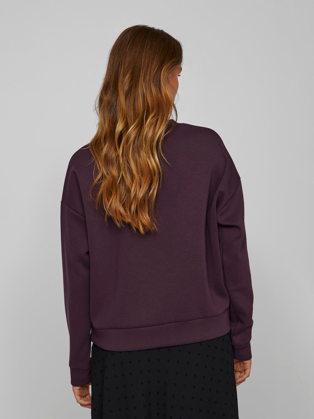 Vila Vireflect sweat 14102406 Plum