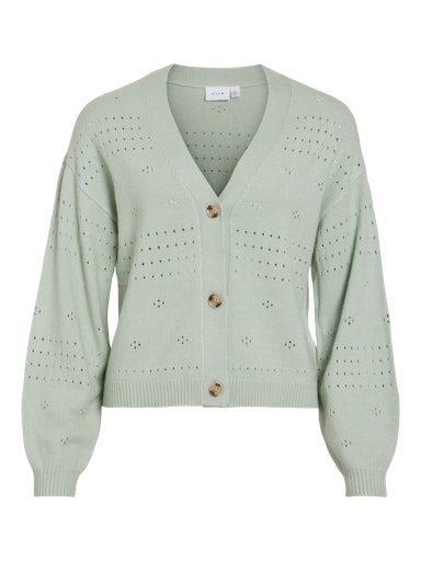 Vila Viril V-neck cardigan 14102703 Silt Green