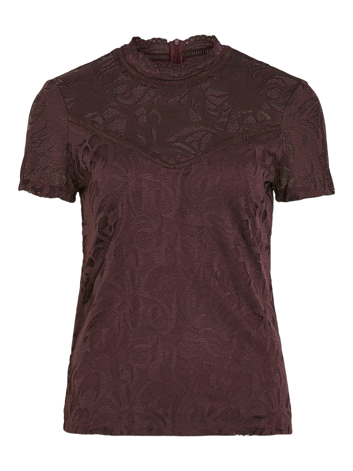 Vila Vistasia Lace top 14049852 Plum