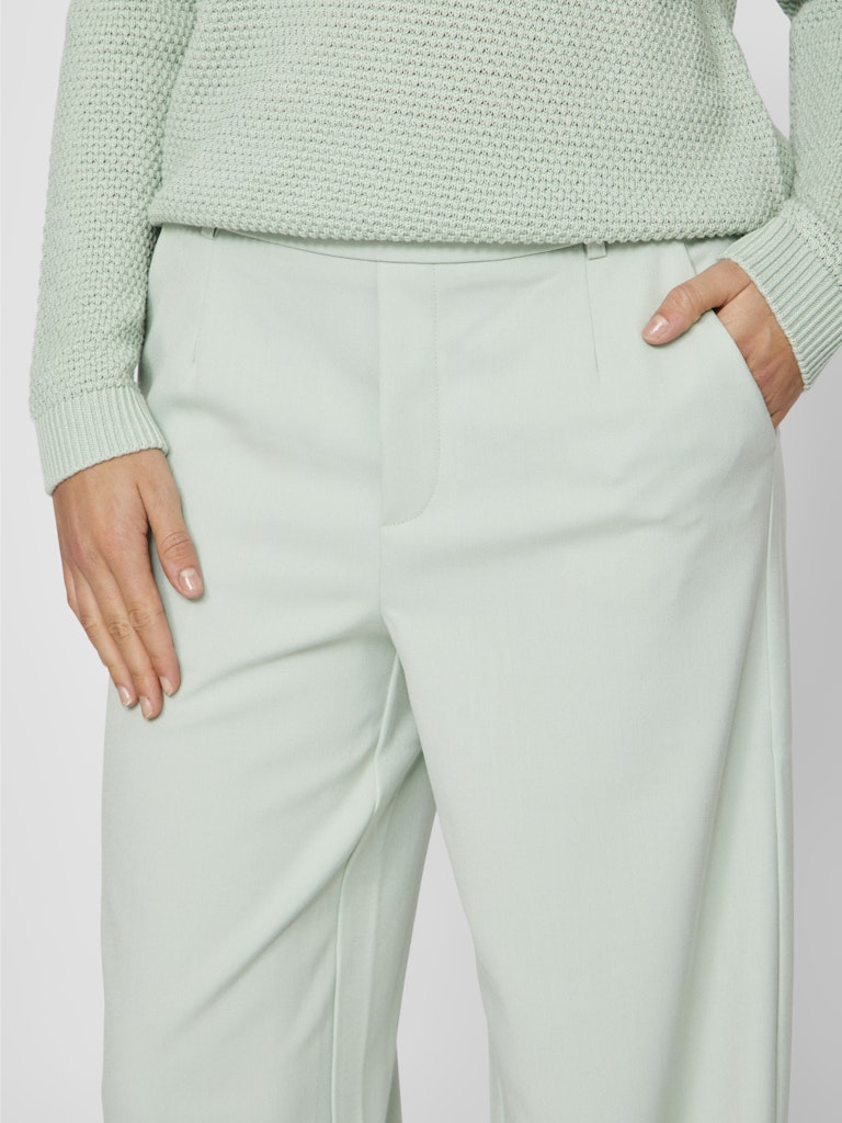 Vila Vivarone wide pant 14087407 Silt Green