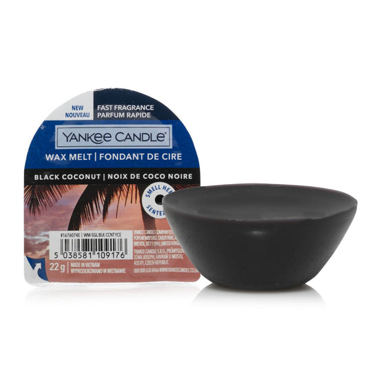 Laad de afbeelding in de Gallery-viewer, Yankee Candle Black Coconut New Wax 1630638E
