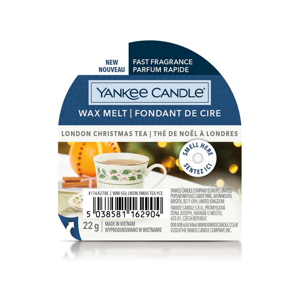 Yankee Candle London Christmas Tea Waxmelt 1764278E