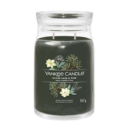 Laad de afbeelding in de Gallery-viewer, Yankee Candle Silver Sage &amp;amp; Pine Signature Large 1629993E
