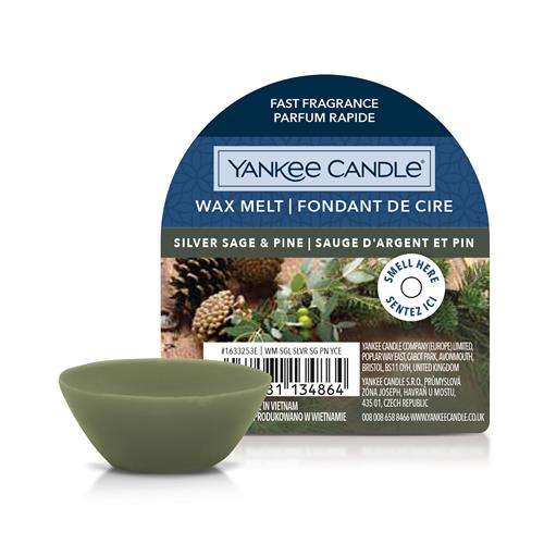 Yankee Candle Silver Sage & Pine Wax Melt 1633253E