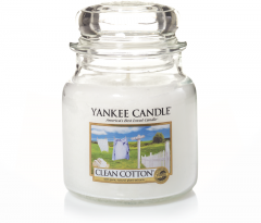 Yankee Candle YC Clean Cotton Medium Jar                                   1010729E