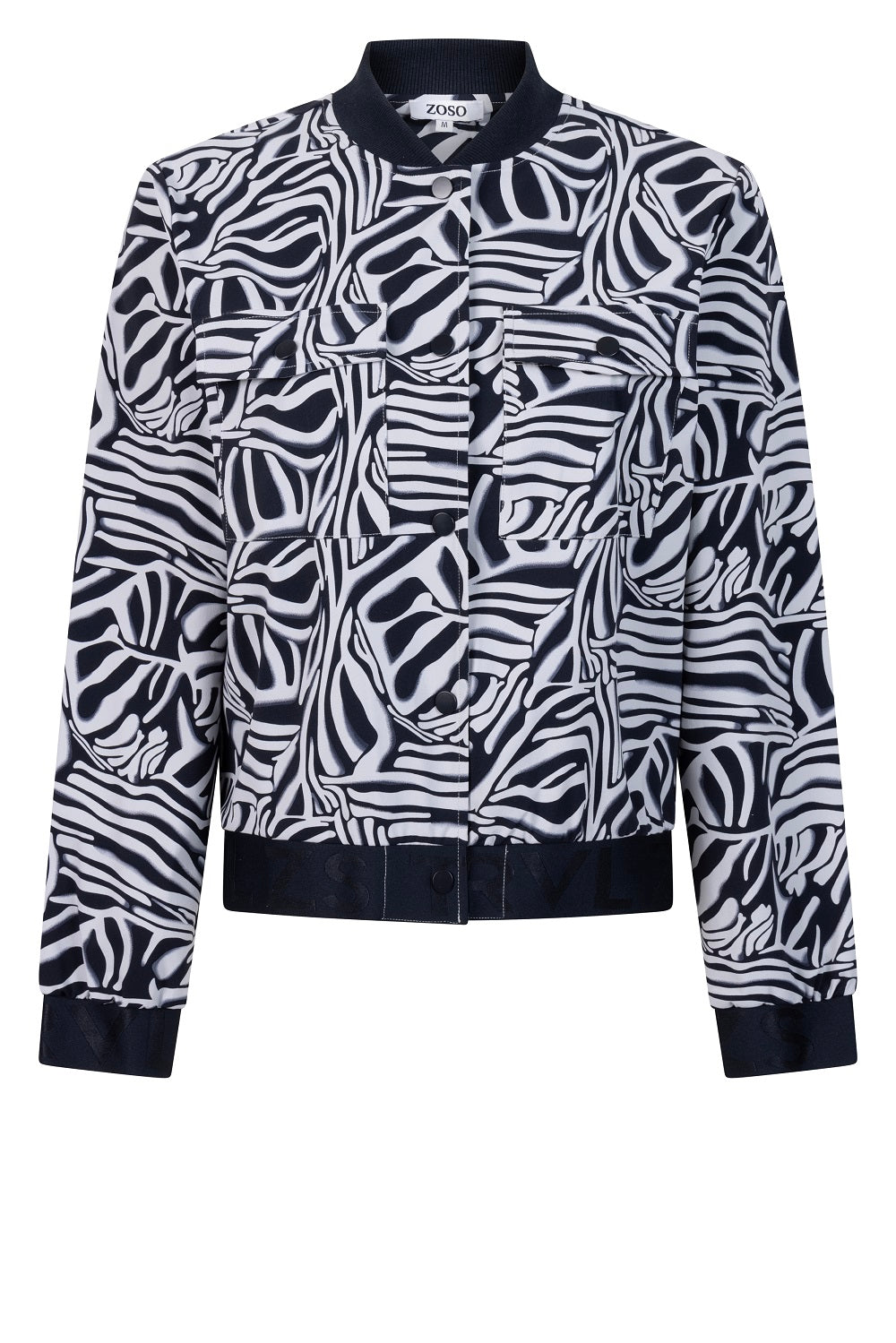 Zoso Jacket Prisca Grey/Navy